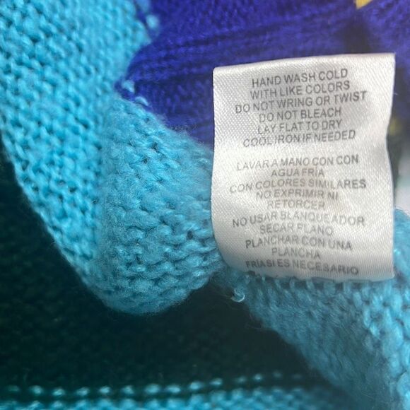 Jolt Women's Multicolor Stripe Lightweight Pullover Sweater Size Medium - Picture 7 of 8